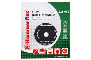 Нож Hammer для триммера 40 зуб 1,4мм d-255мм круглый/223-012